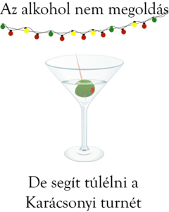 Alkohol megoldás - martini